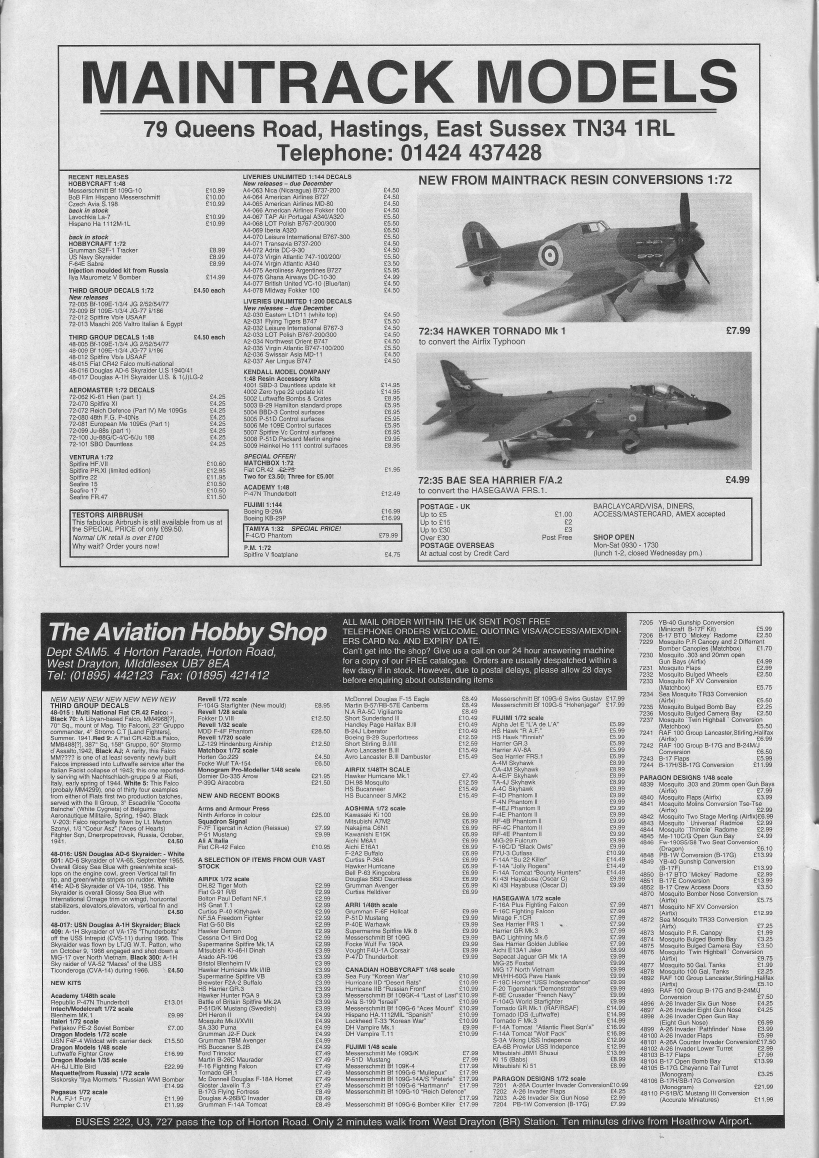 Scale Aviation Modeller International 1996-01